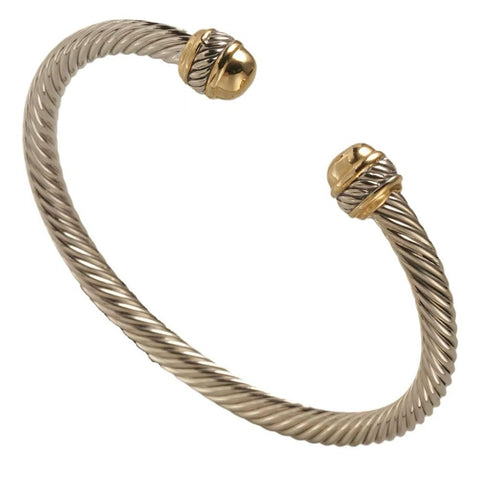 Gold Tipped Bangle